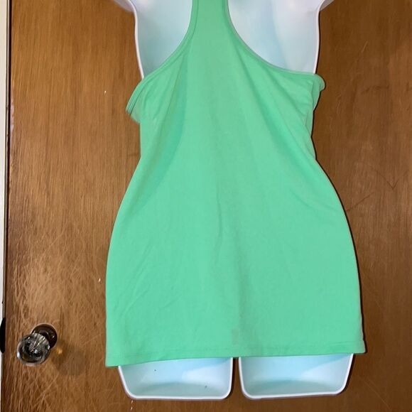 Nike Dri-Fit Razorback workout tee shirt! SizeM! EUC! Lime green! - Picture 4 of 6